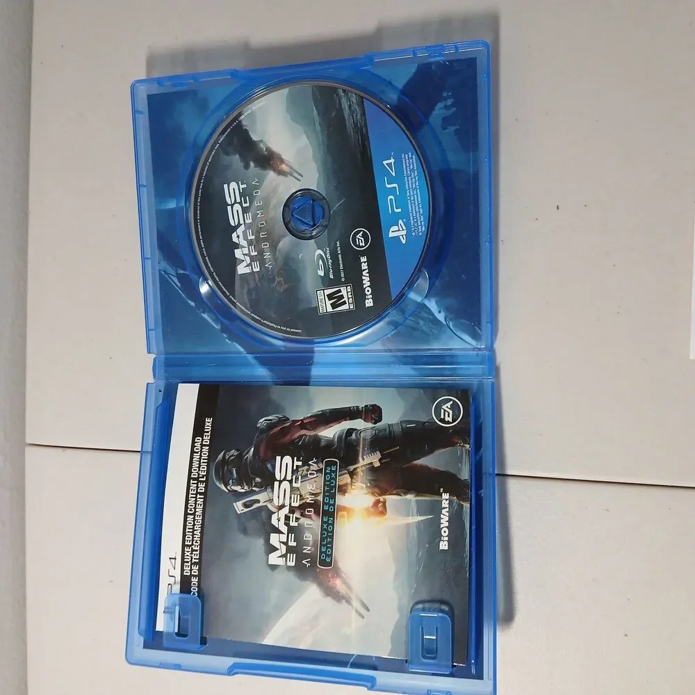 Mass Effect: Andromeda Deluxe Edition (Sony PlayStation 4, Game 2017) Used Works